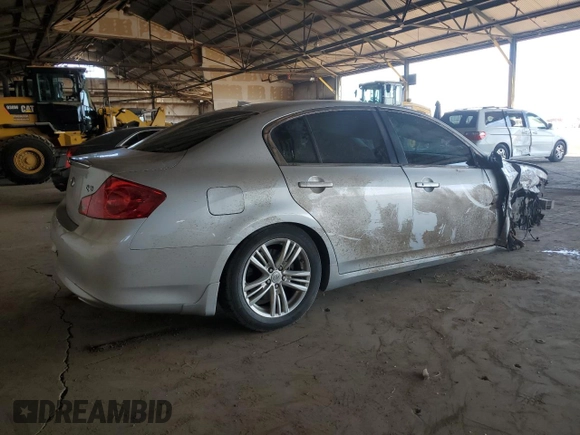 2015 Infiniti Q40 with VIN JN1CV6AR8FM522975, listed as a Copart auction lot 73779604 with 140,315 mi miles and Salvage Title. Bid and sale history available at carsss.com. Image 3.
