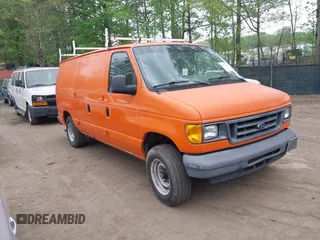 2007 Ford Econoline Cargo Commercial with VIN 1FTNE14WX7DB27840, listed as a IAAI auction lot 42095717 with 209,495 mi miles and . Bid and sale history available at DreamBid. Image 1.