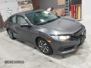 2018 Honda Civic Sedan EX with VIN 2HGFC2F71JH569486, listed as a IAAI auction lot 41807446 with 71,788 mi miles. Bid and sale history available at carsss.com. Image 1.
