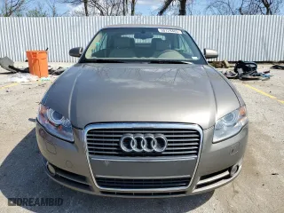 2008 Audi A4 2.0T with VIN WAUAF48H18K016824, listed as a Copart auction lot 50129485 with 121,376 mi miles and Salvage Title. Bid and sale history available at carsss.com. Image 5.