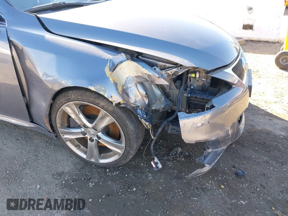 2012 Lexus IS 350 with VIN JTHBE5C2XC5030584, listed as a IAAI auction lot 41494003 with 62,013 mi miles and . Bid and sale history available at DreamBid. Image 6.