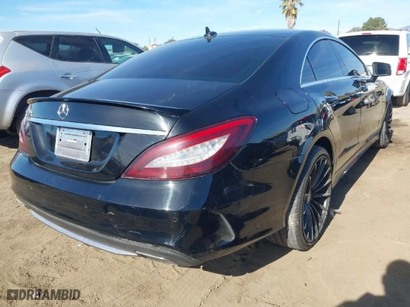 2015 Mercedes-Benz CLS-Class CLS 550 with VIN WDDLJ7DB8FA140210, listed as a IAAI auction lot 41417964 with 106,721 mi miles. Bid and sale history available at carsss.com. Image 4.