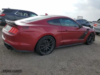 2021 Ford Mustang GT with VIN 1FA6P8CF8M5145287, listed as a Copart auction lot 47650835 with 14,971 mi miles and Salvage Title. Bid and sale history available at carsss.com. Image 3.
