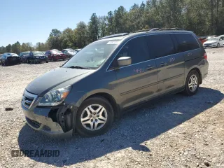 2007 Honda Odyssey EX-L with VIN 5FNRL38737B445264, listed as a Copart auction lot 49681905 with 224,974 mi miles and Salvage Title. Bid and sale history available at carsss.com. Image 1.