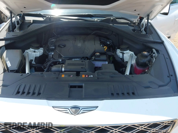 2025 Genesis GV80 Standard with VIN KMUHFESB8SU267537, listed as a IAAI auction lot 42665736 with 9,404 mi miles and . Bid and sale history available at DreamBid. Image 10.