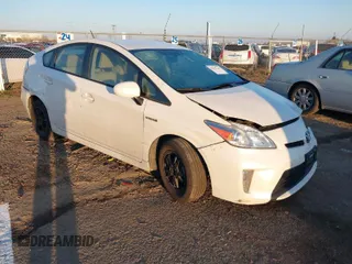 2013 Toyota Prius One with VIN JTDKN3DU5D0356118, listed as a IAAI auction lot 41892349 with 181,558 mi miles. Bid and sale history available at carsss.com. Image 1.