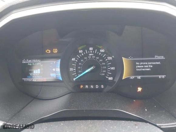 2015 Ford Edge SEL with VIN 2FMTK3J93FBB67669, listed as a IAAI auction lot 41740428 with 117,737 mi miles. Bid and sale history available at carsss.com. Image 7.