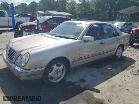 1997 Mercedes-Benz E 320 with VIN WDBJF72F0VA262484, listed as a Copart auction lot 54346945 with 145,352 mi miles and Salvage Title. Bid and sale history available at DreamBid. Image 1.