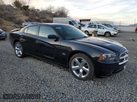 2013 Dodge Charger RT with VIN 2C3CDXCT0DH712059, listed as a Copart auction lot 46000715 with 87,903 mi miles and Salvage Title. Bid and sale history available at carsss.com. Image 4.
