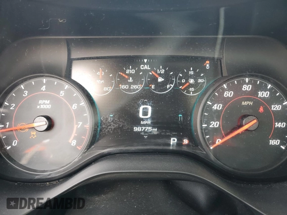 2018 Chevrolet Camaro 2LT with VIN 1G1FD1RXXJ0109421, listed as a Copart auction lot 48668835 with 98,775 mi miles and Salvage Title. Bid and sale history available at carsss.com. Image 9.