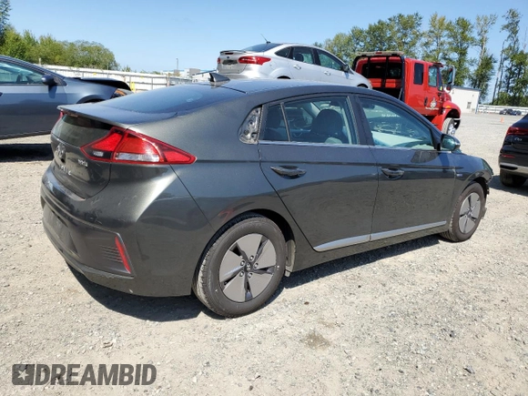 2020 Hyundai Ioniq SE with VIN KMHC75LC4LU242780, listed as a Copart auction lot 65294095 with 71,092 mi miles and Salvage title. Bid and sale history available at DreamBid. Image 3.