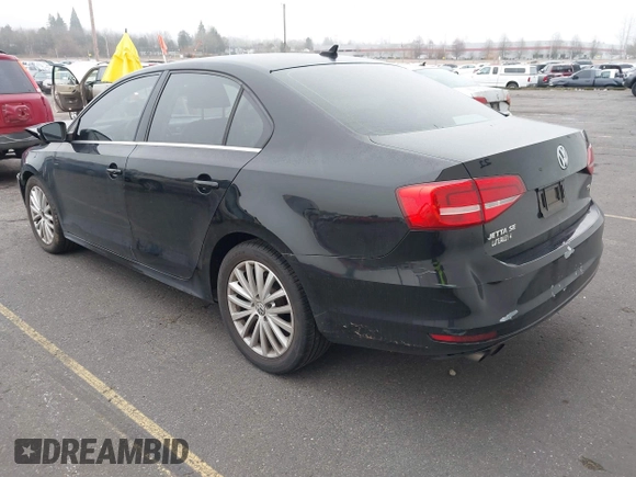 2015 Volkswagen Jetta Sport with VIN 3VWD17AJXFM351760, listed as a IAAI auction lot 41338466 with 178,297 mi miles and . Bid and sale history available at DreamBid. Image 3.