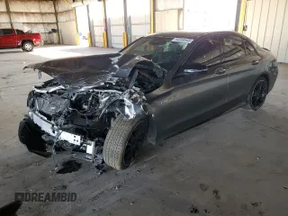 2020 Mercedes-Benz C 43 AMG z VIN W1KWF6EB1LR596280, wystawiony jako Copart lot #52338545 z przebiegiem 87 411 mil mil oraz Szkoda całkowita • Salvage title. Historia ofert i sprzedaży dostępna na DreamBid. Obrazek 1.