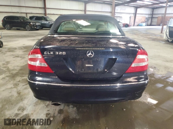 2005 Mercedes-Benz CLK 320 z VIN WDBTK65G45T048797, wystawiony jako Copart lot #71617034 z przebiegiem 84 006 mil mil oraz Szkoda całkowita • Salvage title. Historia ofert i sprzedaży dostępna na DreamBid. Obrazek 6.