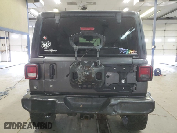 2018 Jeep Wrangler Unlimited Sport с VIN 1C4HJXDG9JW182571, выставлен на аукционе Copart как лот 54268915 с пробегом 83 230 миль миль и Чистый • Clean title. История ставок и продаж доступна на DreamBid. Изображение 6.