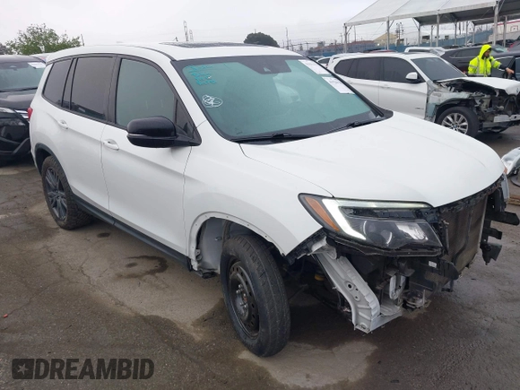 2021 Honda Passport EX-L with VIN 5FNYF7H58MB008459, listed as a IAAI auction lot 41920918 with 72,353 mi miles and . Bid and sale history available at DreamBid. Image 1.