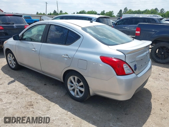 2015 Nissan Versa SV with VIN 3N1CN7AP1FL837454, listed as a IAAI auction lot 42166710 with 62,450 mi miles. Bid and sale history available at carsss.com. Image 3.