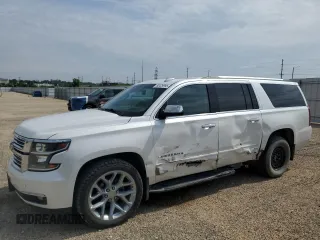 2018 Chevrolet Suburban Premier with VIN 1GNSKJKCXJR207550, listed as a Copart auction lot 60429995 with 93,653 mi miles and Salvage title. Bid and sale history available at DreamBid. Image 1.