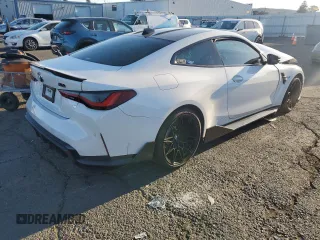 2022 BMW M4 Competition with VIN WBS33AZ09NCJ20276, listed as a Copart auction lot 42850615 with Not Provided miles and Salvage Title. Bid and sale history available at carsss.com. Image 3.