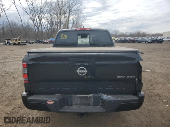 2022 Nissan Frontier SV with VIN 1N6ED1EKXNN688414, listed as a Copart auction lot 48594735 with 47,123 mi miles and Salvage title. Bid and sale history available at DreamBid. Image 6.