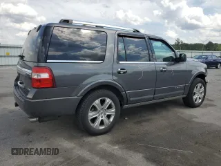 2015 Ford Expedition Platinum with VIN 1FMJU1LT1FEF00504, listed as a Copart auction lot 55325875 with 133,336 mi miles and Salvage title. Bid and sale history available at DreamBid. Image 3.