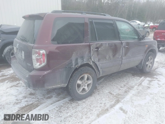 2008 Honda Pilot EX-L with VIN 5FNYF18548B036391, listed as a IAAI auction lot 41464097 with 186,226 mi miles and . Bid and sale history available at DreamBid. Image 4.