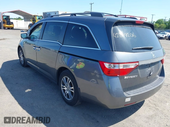 2011 Honda Odyssey EX с VIN 5FNRL5H46BB009440, выставлен на аукционе IAAI как лот 42399206 с пробегом 95 943 миль миль и . История ставок и продаж доступна на DreamBid. Изображение 3.