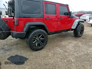 2014 Jeep Wrangler Unlimited Sport with VIN 1C4BJWDG4EL115321, listed as a Copart auction lot 51297255 with 176,685 mi miles and Salvage Title. Bid and sale history available at carsss.com. Image 14.