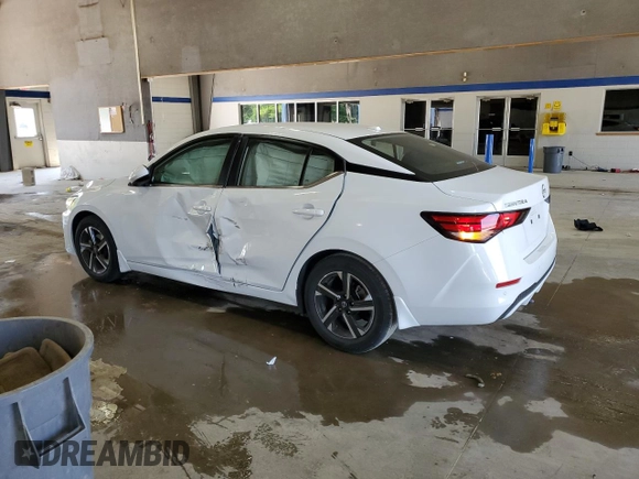 2024 Nissan Sentra SV with VIN 3N1AB8CV2RY390433, listed as a Copart auction lot 59626335 with 5,597 mi miles and Salvage title. Bid and sale history available at DreamBid. Image 2.