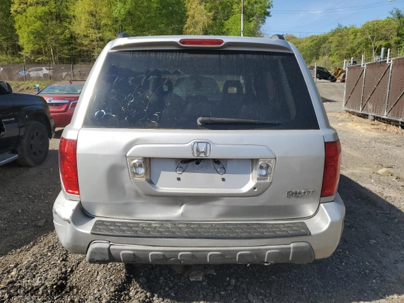 2003 Honda Pilot EX with VIN 2HKYF18633H602527, listed as a Copart auction lot 53622465 with 254,281 mi miles and Salvage Title. Bid and sale history available at carsss.com. Image 6.