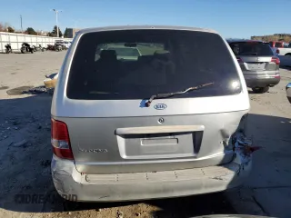 2003 Kia Sedona LX with VIN KNDUP131236371153, listed as a Copart auction lot 80989974 with 205,181 mi miles and Salvage Title. Bid and sale history available at carsss.com. Image 6.