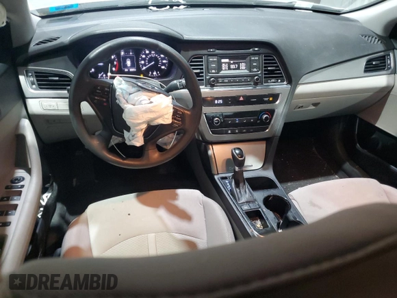 2017 Hyundai Sonata 2.4L with VIN 5NPE24AF3HH590025, listed as a Copart auction lot 47467755 with 40,037 mi miles and Salvage Title. Bid and sale history available at carsss.com. Image 8.