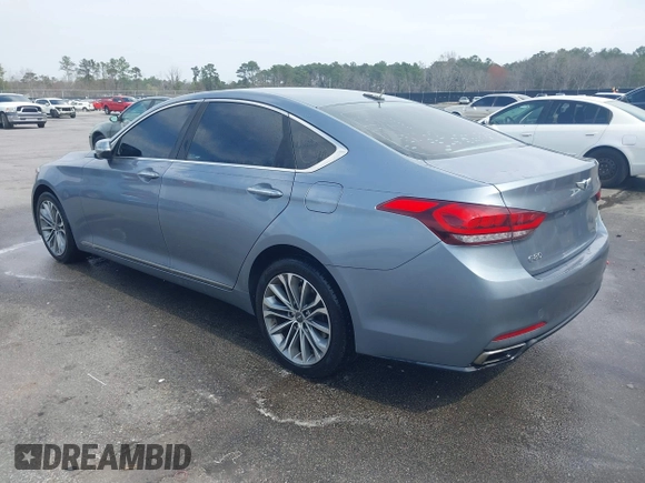 2017 Genesis G80 3.8L с VIN KMHGN4JE4HU176986, выставлен на аукционе IAAI как лот 41775080 с пробегом 166 849 миль миль и . История ставок и продаж доступна на DreamBid. Изображение 3.