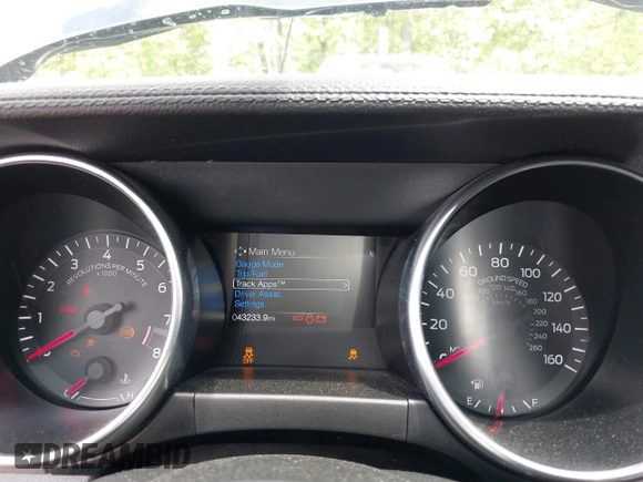 2022 Ford Mustang GT with VIN 1FA6P8CF3N5133730, listed as a IAAI auction lot 42150173 with 43,233 mi miles and . Bid and sale history available at DreamBid. Image 7.