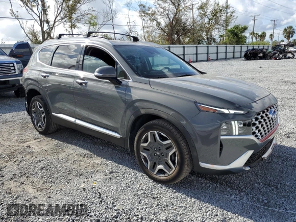 2022 Hyundai Santa Fe Limited with VIN 5NMS44AL6NH403999, listed as a Copart auction lot 85332734 with 19,610 mi miles and Salvage Title. Bid and sale history available at carsss.com. Image 4.