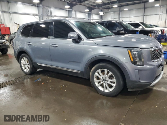 2020 Kia Telluride LX with VIN 5XYP2DHCXLG050143, listed as a Copart auction lot 51328465 with 147,557 mi miles and Salvage Title. Bid and sale history available at carsss.com. Image 4.