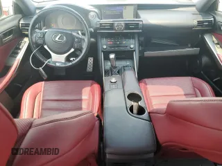 2017 Lexus IS 200t with VIN JTHBA1D22H5056977, listed as a Copart auction lot 58803545 with 77,094 mi miles and Salvage title. Bid and sale history available at DreamBid. Image 8.