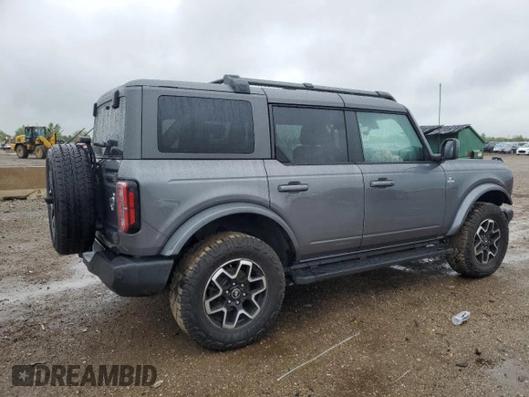 2024 Ford Bronco Outer Banks with VIN 1FMEE8BP5RLA22552, listed as a Copart auction lot 57555045 with 18,000 mi miles and Salvage title. Bid and sale history available at DreamBid. Image 3.