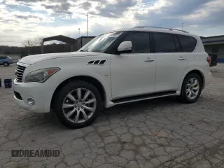 2014 Infiniti QX80 with VIN JN8AZ2NF3E9551727, listed as a Copart auction lot 50947605 with 222,659 mi miles and Clean Title. Bid and sale history available at carsss.com. Image 1.