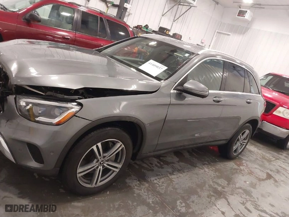 2021 Mercedes-Benz GLC with VIN W1N0G8EB1MF867732, listed as a IAAI auction lot 41409037 with 77,279 mi miles. Bid and sale history available at carsss.com. Image 15.