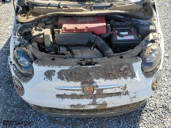 2015 FIAT 500 Abarth with VIN 3C3CFFFH8FT503397, listed as a Copart auction lot 49900905 with 114,107 mi miles and Salvage Title. Bid and sale history available at carsss.com. Image 11.
