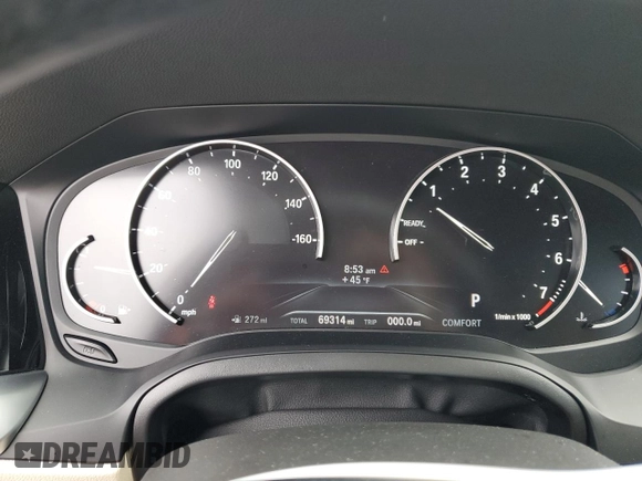 2020 BMW 3 Series 330i xDrive with VIN 3MW5R7J0XL8B18065, listed as a Copart auction lot 53439165 with 69,314 mi miles and Salvage Title. Bid and sale history available at carsss.com. Image 9.