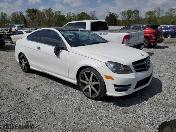 2015 Mercedes-Benz C-Class C 250 with VIN WDDGJ4HB4FG351444, listed as a Copart auction lot 51834965 with 76,841 mi miles and Salvage Title. Bid and sale history available at carsss.com. Image 4.