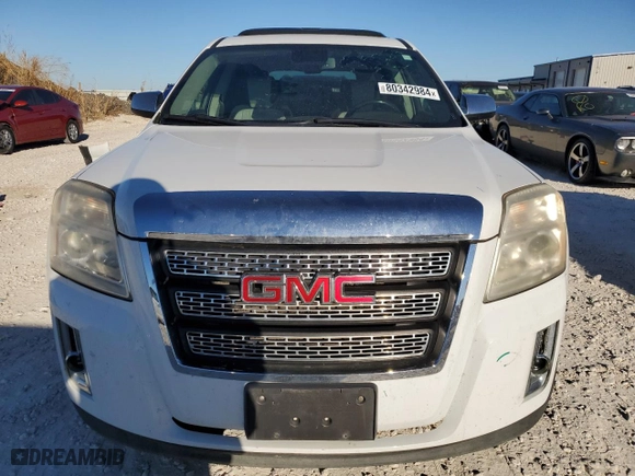 2012 GMC Terrain SLT-2 with VIN 2GKALWEK5C6136794, listed as a Copart auction lot 80342984 with 156,039 mi miles and Salvage Title. Bid and sale history available at carsss.com. Image 5.