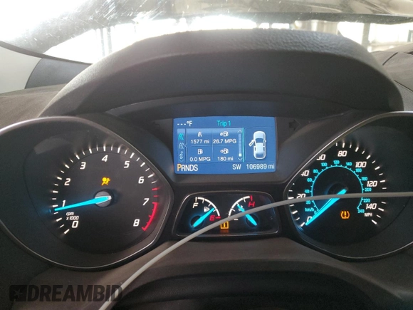 2015 Ford Escape SE with VIN 1FMCU9G91FUB82119, listed as a Copart auction lot 49172515 with 106,989 mi miles and Salvage Title. Bid and sale history available at carsss.com. Image 9.