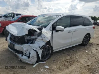 2022 Honda Odyssey Elite with VIN 5FNRL6H94NB006185, listed as a Copart auction lot 66232535 with Not provided miles and Salvage title. Bid and sale history available at DreamBid. Image 1.
