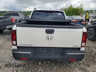 2019 Honda Ridgeline RTL-T with VIN 5FPYK3F67KB027766, listed as a Copart auction lot 56746515 with 66,948 mi miles and Salvage title. Bid and sale history available at DreamBid. Image 6.