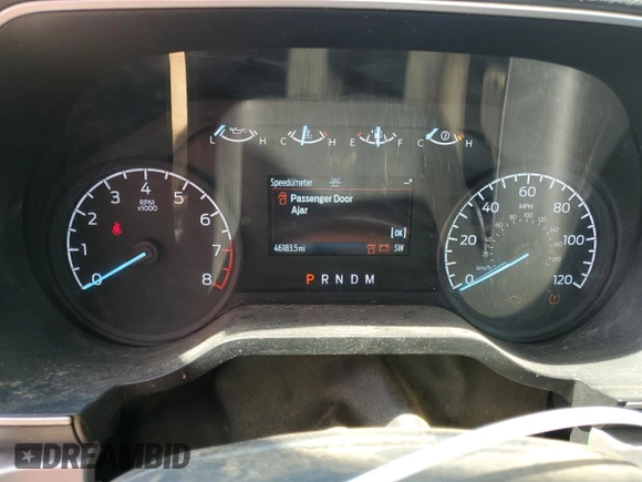 2022 Ford F-150 XL with VIN 1FTMF1EB1NKD82924, listed as a Copart auction lot 62689774 with 46,183 mi miles and Salvage title. Bid and sale history available at DreamBid. Image 9.