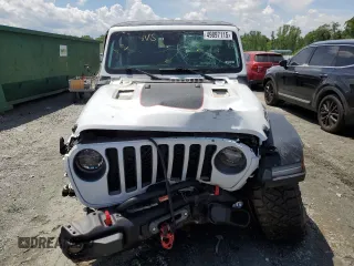 2022 Jeep Wrangler Unlimited Rubicon with VIN 1C4HJXFN2NW211037, listed as a Copart auction lot 49897115 with 21,878 mi miles and Salvage title. Bid and sale history available at DreamBid. Image 5.