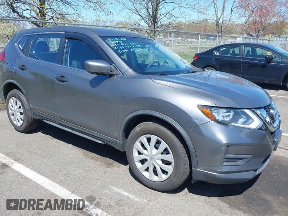 2017 Nissan Rogue S with VIN JN8AT2MV1HW013821, listed as a IAAI auction lot 42063877 with 100,025 mi miles. Bid and sale history available at carsss.com. Image 1.